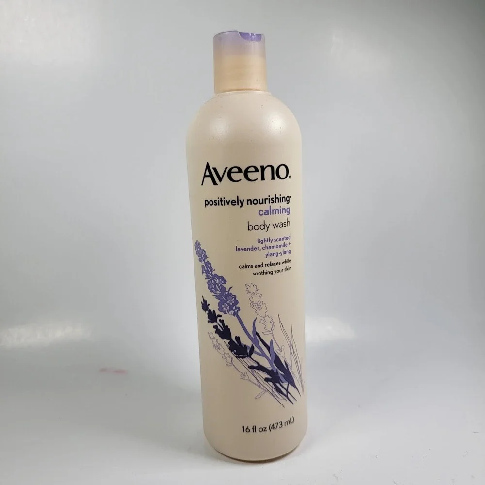 Aveeno‎ Positively Nourishing Calming Body Wash Lavender Chamomile 16 Fl Oz